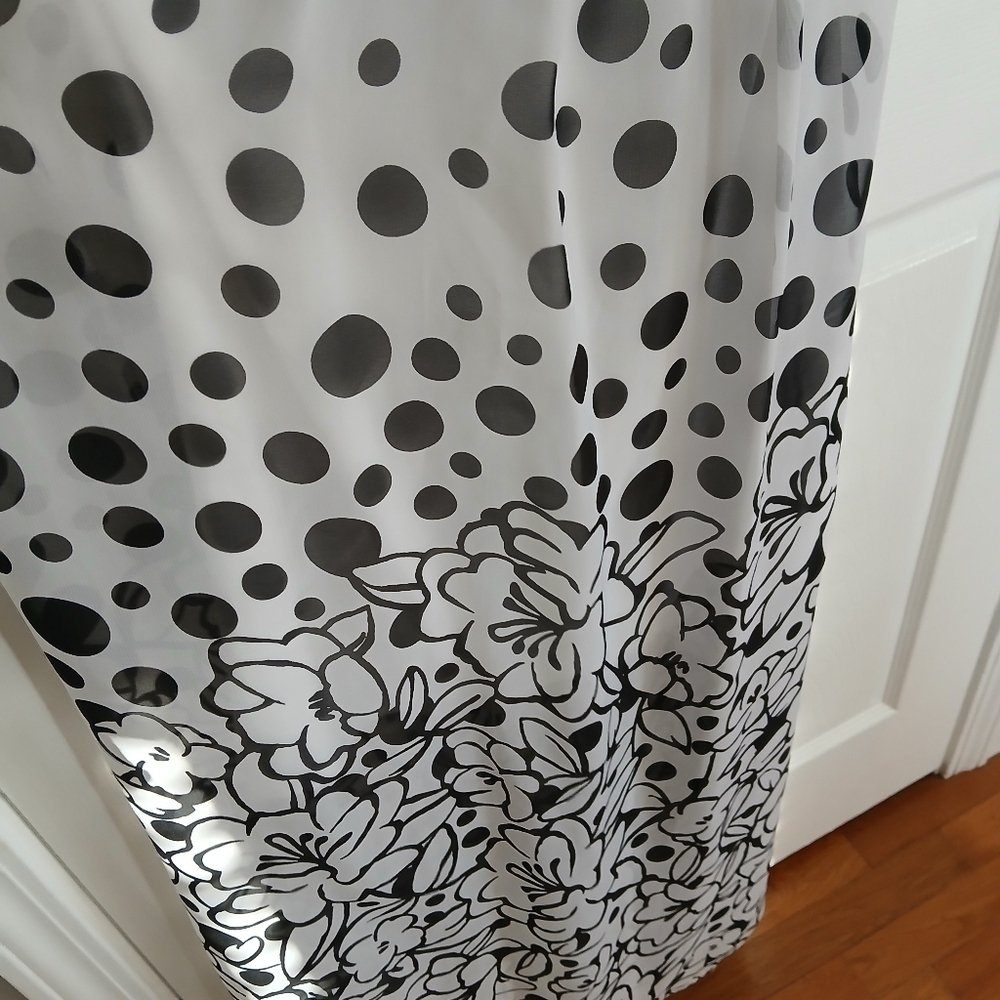 Cato Black And White Polka Dot Tank Maxi Sun Dress Babydoll Y2k Size 8 - Picture 5 of 9